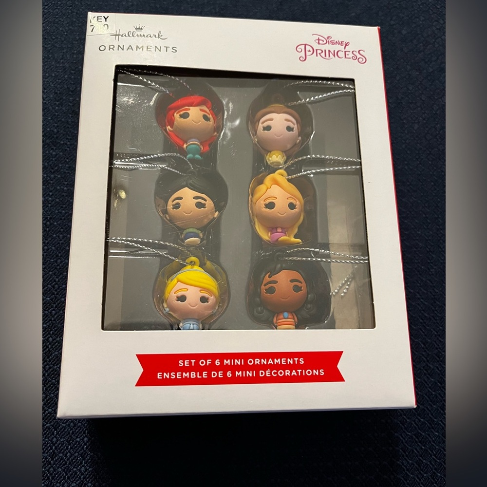 Hallmark miniature Disney Princess ornaments